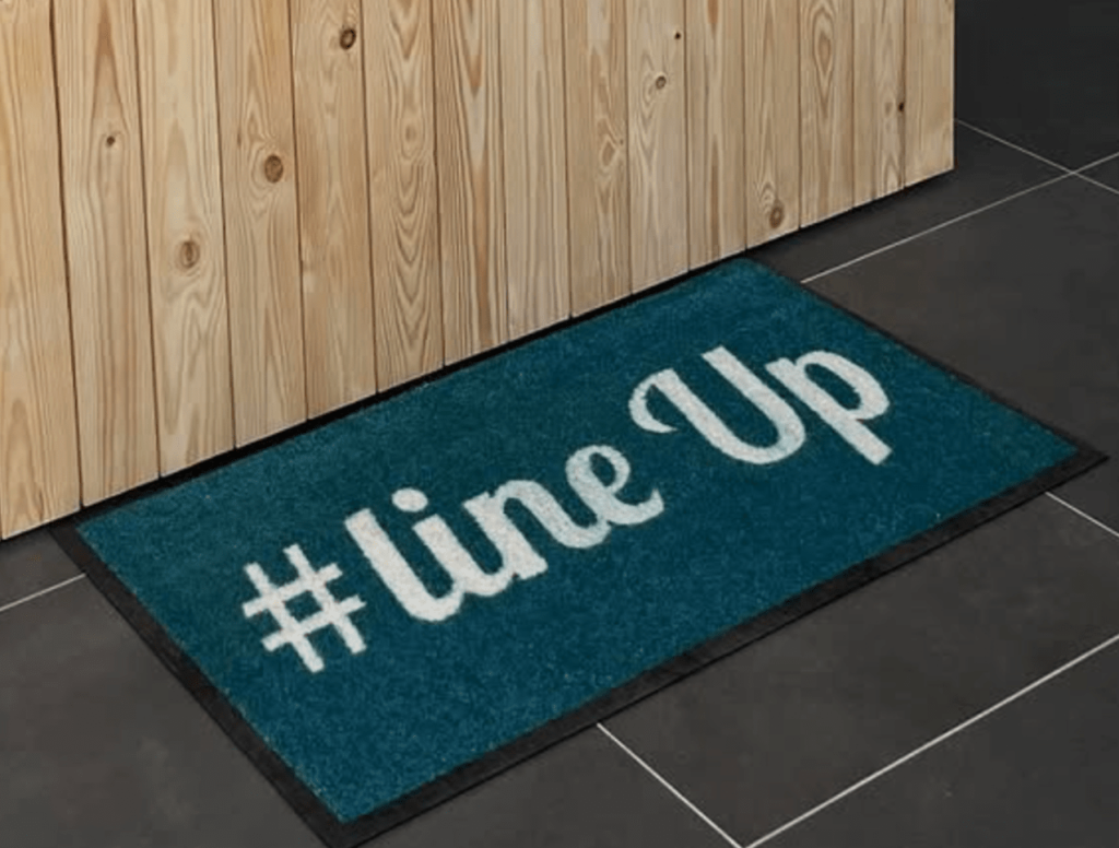 Personnalisation tapis LineUP - Signalétique intérieure - Panokraainem