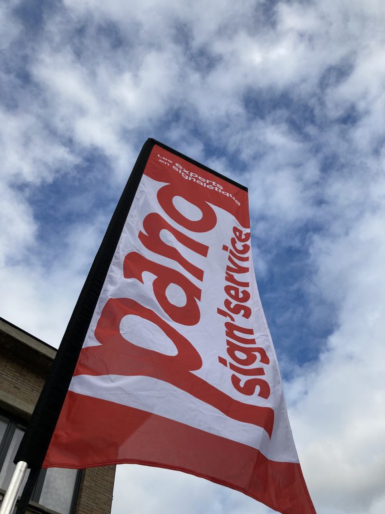 Beachflag-Drapeau Publicitaire - Pano Kraainem
